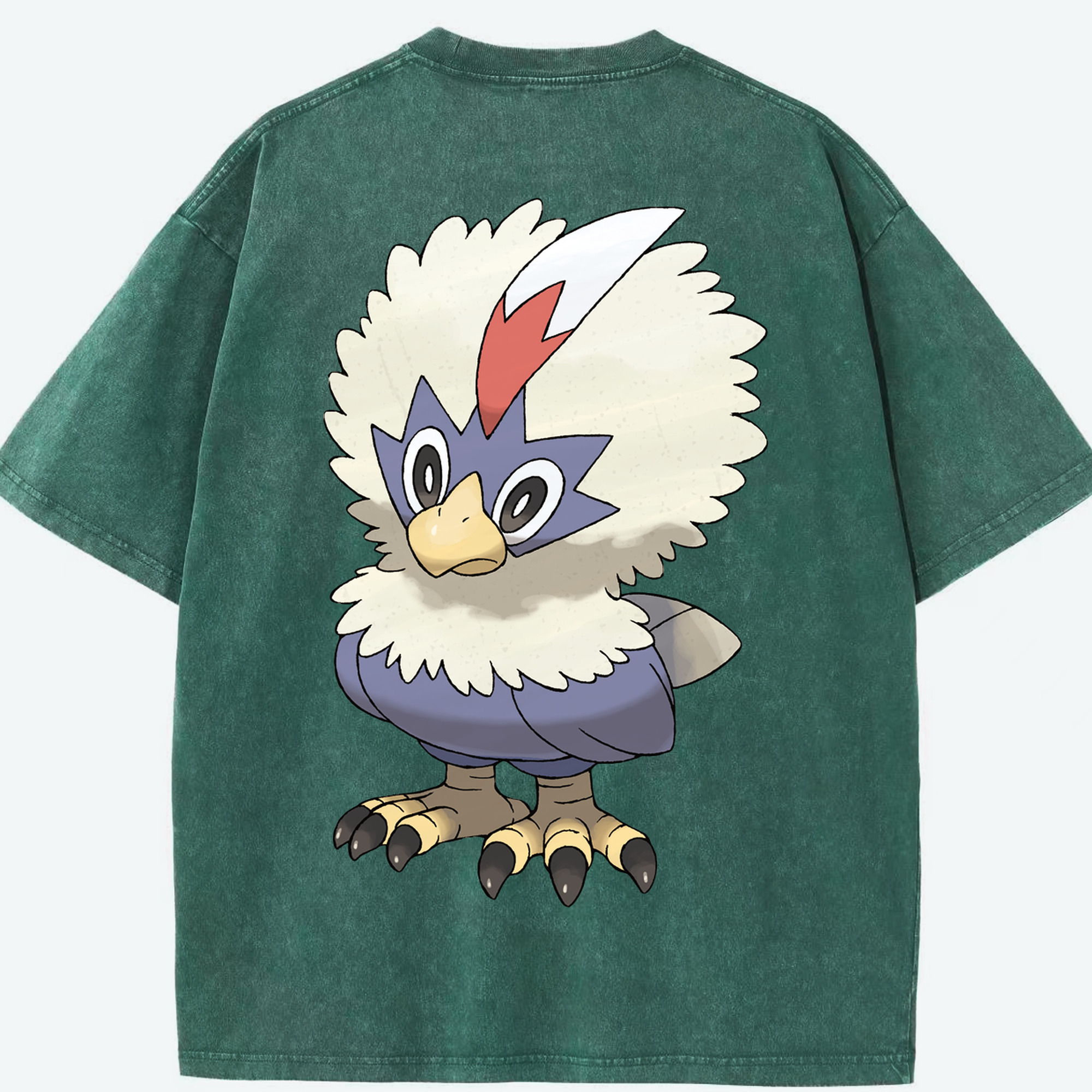 （画像用） ポケットモンスター Pokémon 綿100% ヴィンテージ風 半袖Tシャツ（背面プリント）